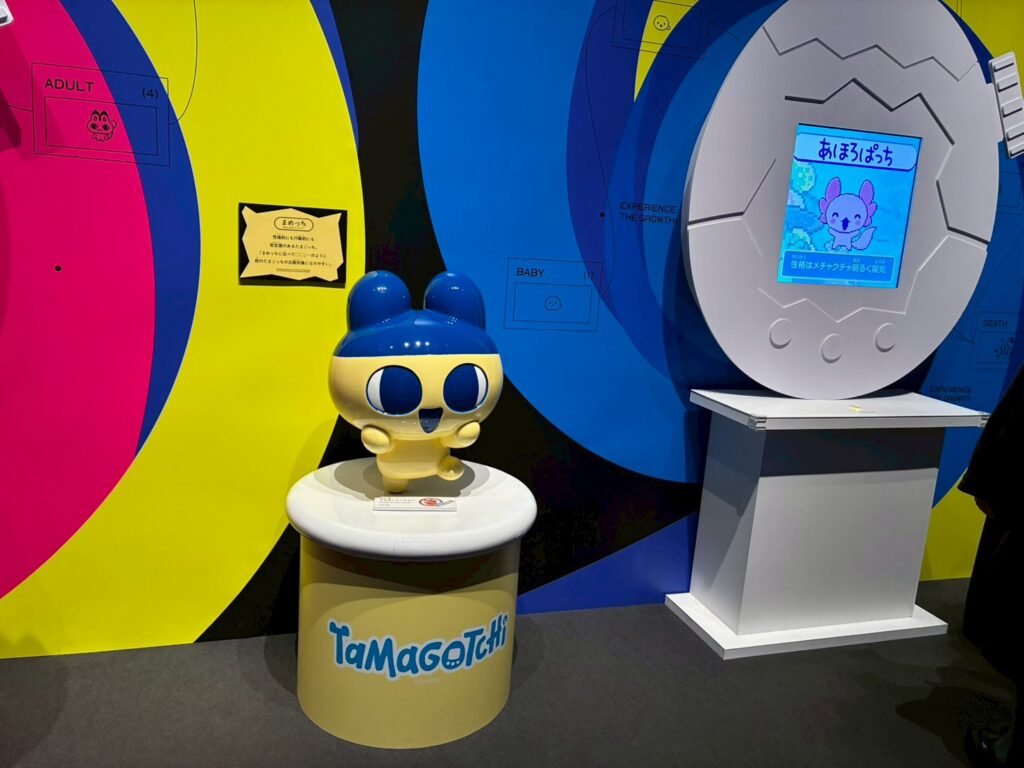 たまごっちパラダイスを大モニターで体験できる