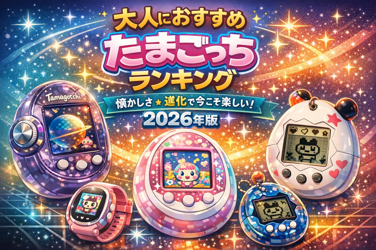 大人におすすめのたまごっちランキング　2026年