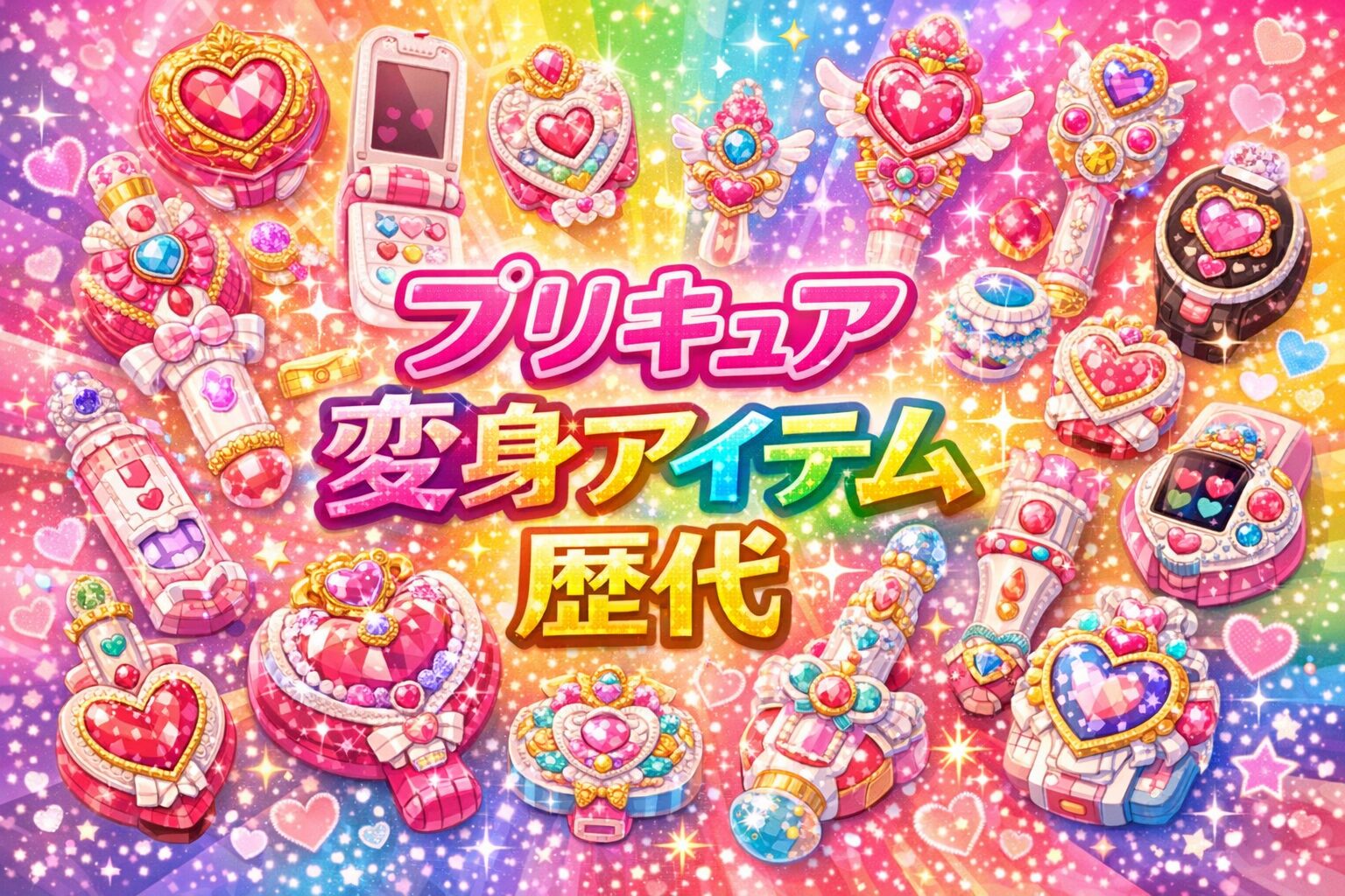2026最新・プリキュア変身グッズ歴代まとめ