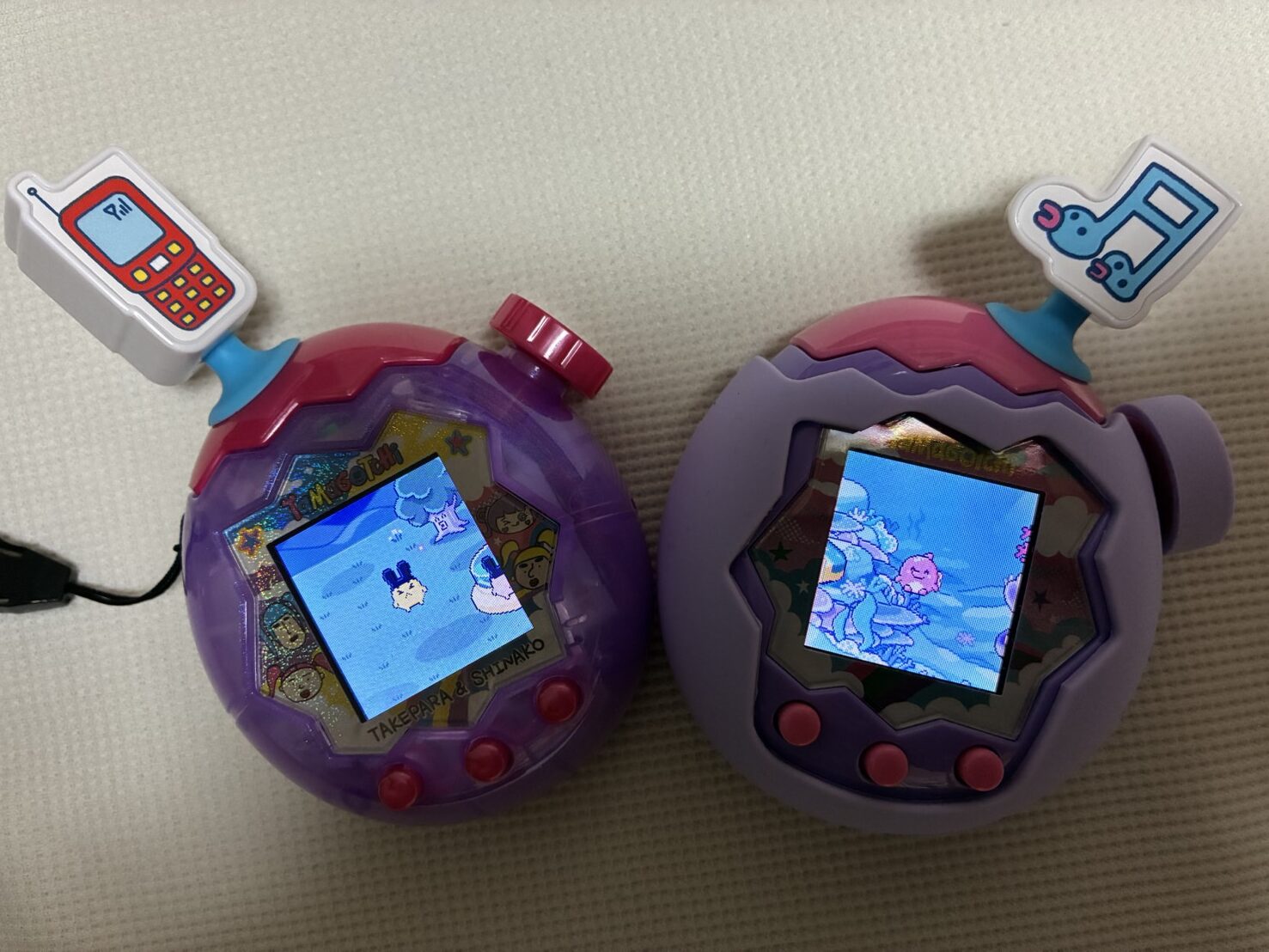 たまパラに吸盤をくっつけました